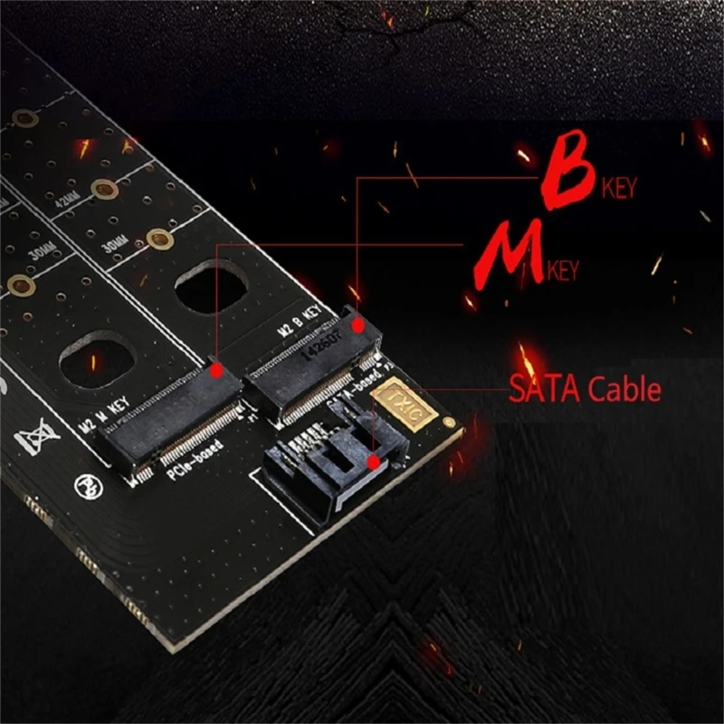 

Карта адаптера M.2 NGFF PCIE Переходник PCIe в M.2 NVMe SSD NGFF