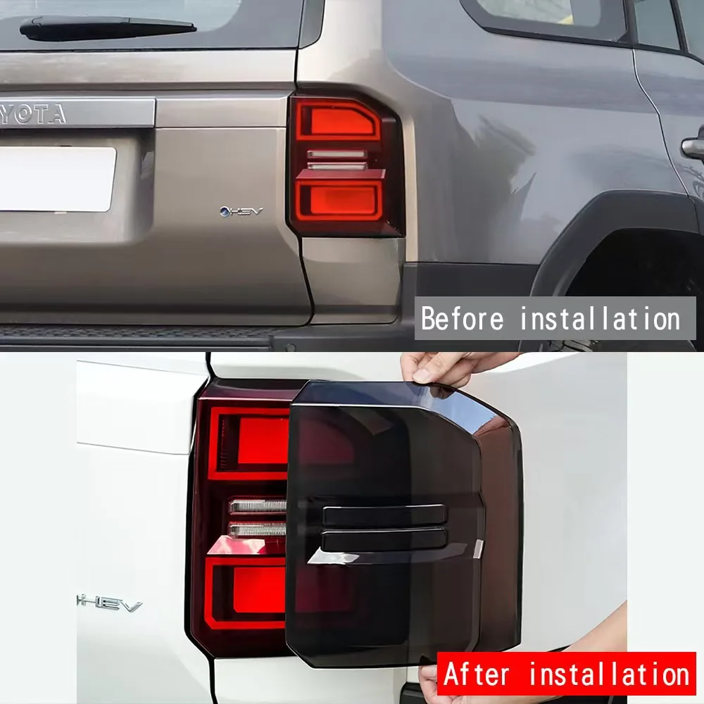 Защитный чехол для задних фонарей автомобиля дымчатый черный задний фонарь