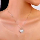 Маленькое ожерелье с кубическим цирконием в форме сердца для женщин, золотистый чокер, свадебные подарки, модные ювелирные изделия, новинка 2022