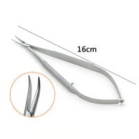 elbow stainless steel 16cm ophthalmic microneedle holding forceps for double eyelid surgery