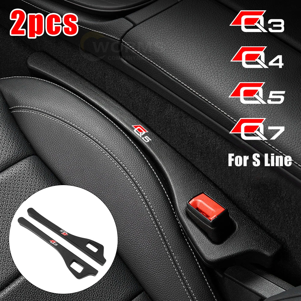 

Car Seat Gap Filler Side Seam Plug Strip Leak-proof Filling Strip Interior Decoration Supplies For Audi Q3 Q4 Q5 Q7 S Line TT