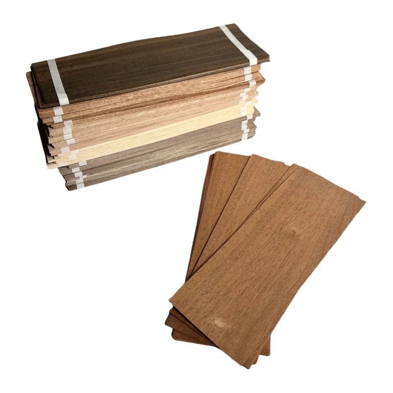 Упаковка шпона красного дерева толщиной 0 4 мм (18 шт.) для маркетри инкрустации и
