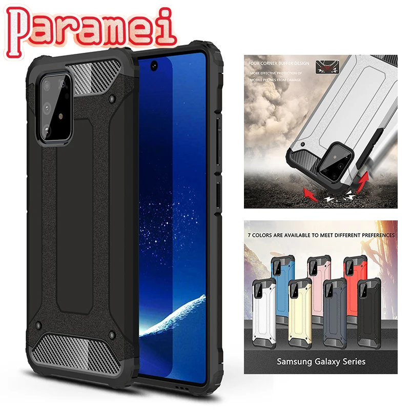 

Armor Case For Samsung Galaxy A01Core A02S A03S A6 A8 A9StarPro Fundas Cover on Samsung A9S A10 A10E A10S A11 A20 A20E A20S Case