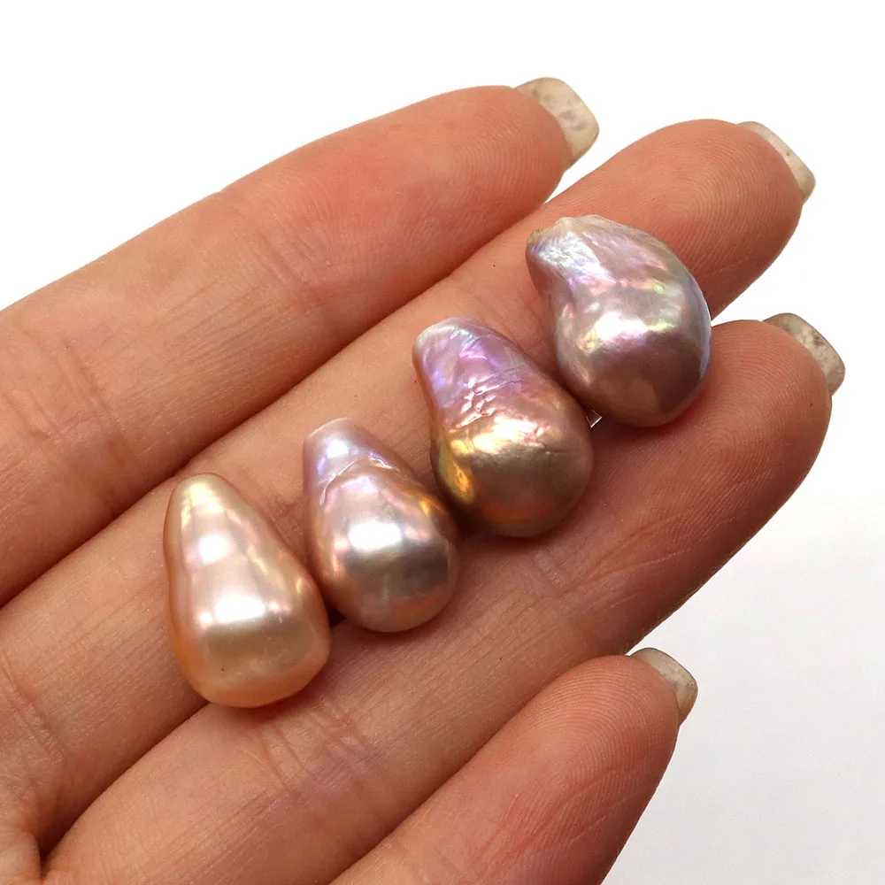 

Natural Freshwater Pearls Edison Colorful Baroque Pearls Teardrop Shape Non-porous Loose Beads DIY Earrings Necklace Accessories