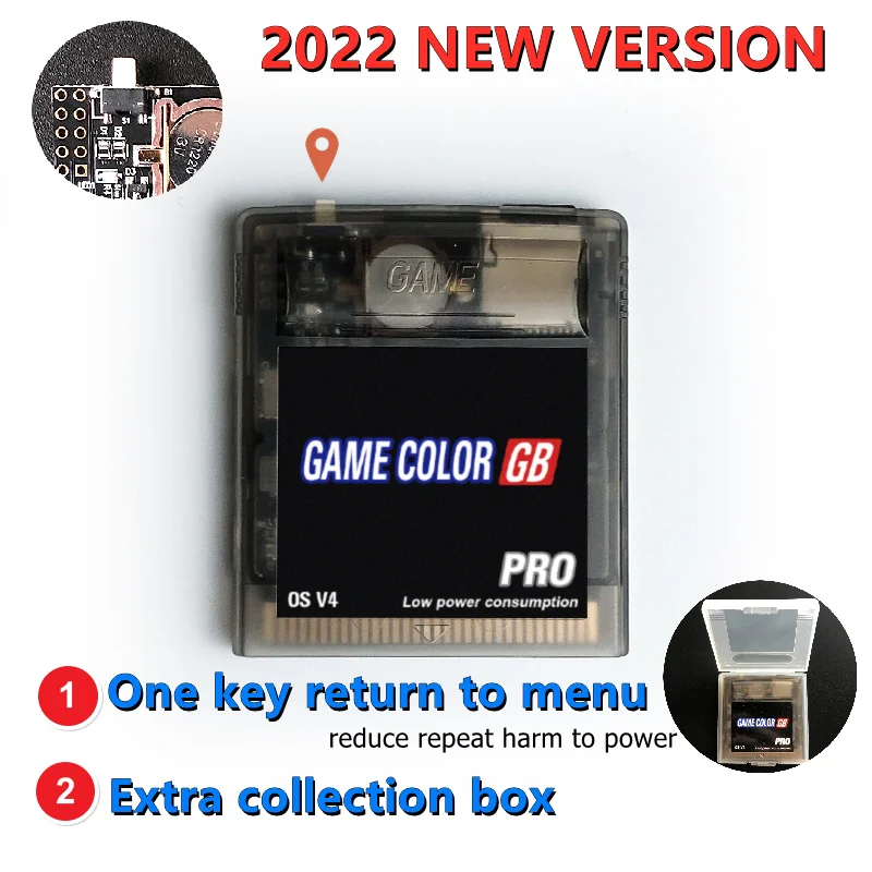 

EDGB Everdrive Pro+ Game Cartridge for Gameboy Color GB GBC Game Console 2022 New Version Kids Gift
