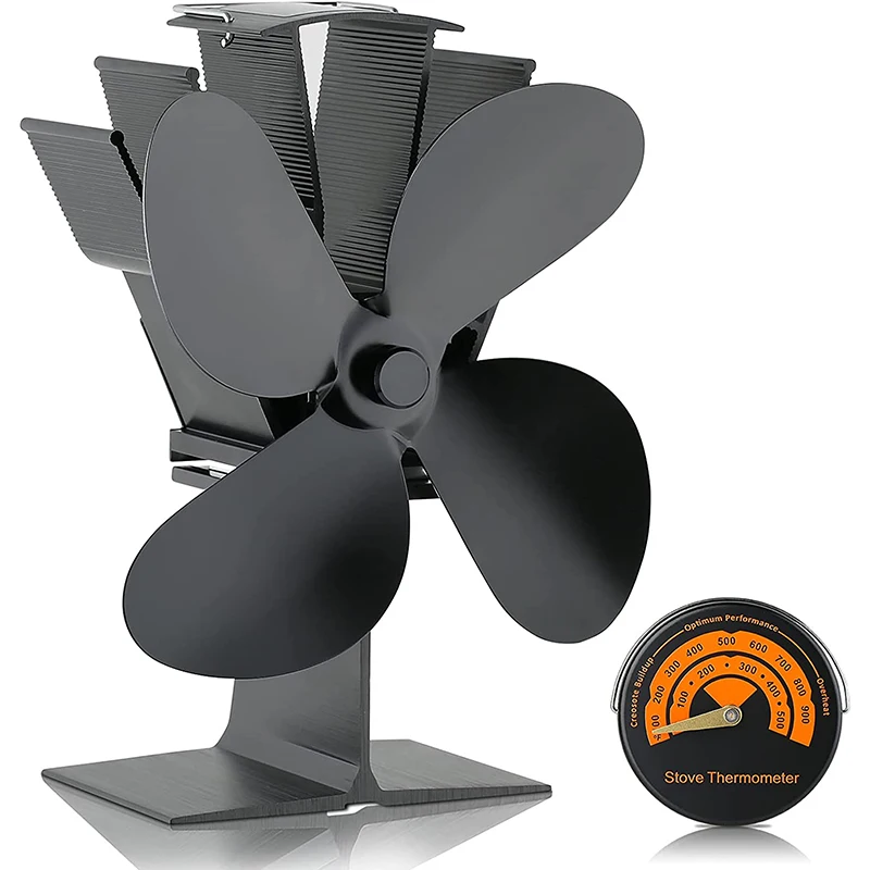 

Печь с нагревательным питанием, 4-лопастная стандартная деревянная горелка, экологически чистый тихий вентилятор, эффективное энергосбере...