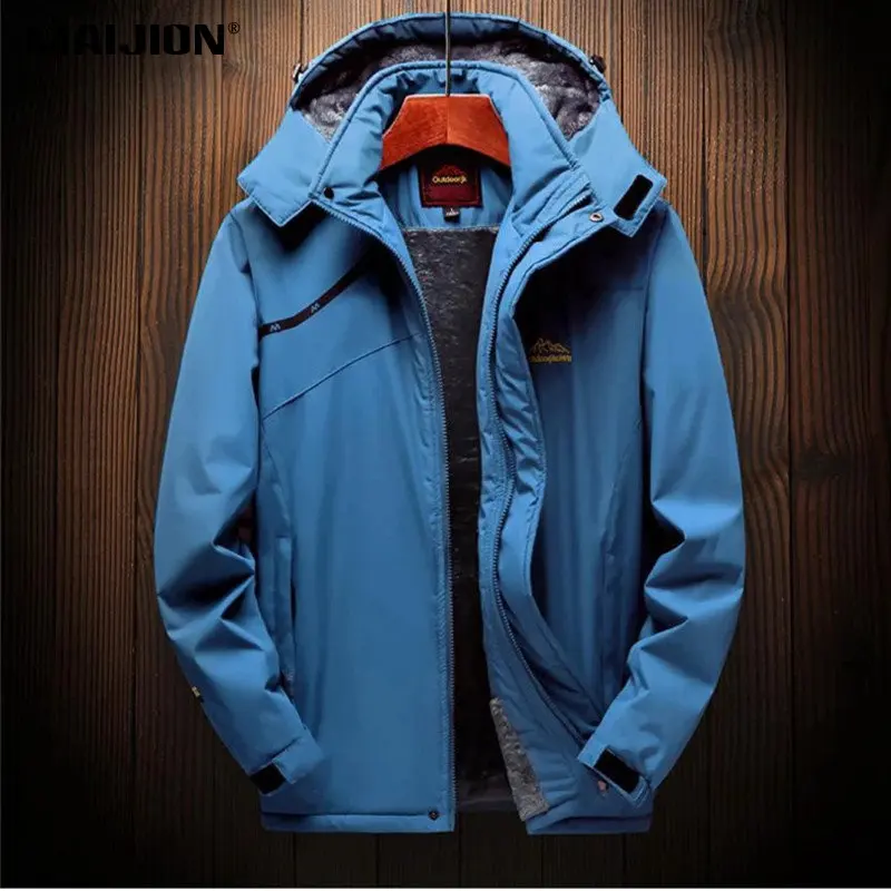 

Wear-resistant Winter Fleece Windproof Warm Outdoor Men Women Cotton Coat Waterproof Hooded Breathable Camping Hiking Jacket