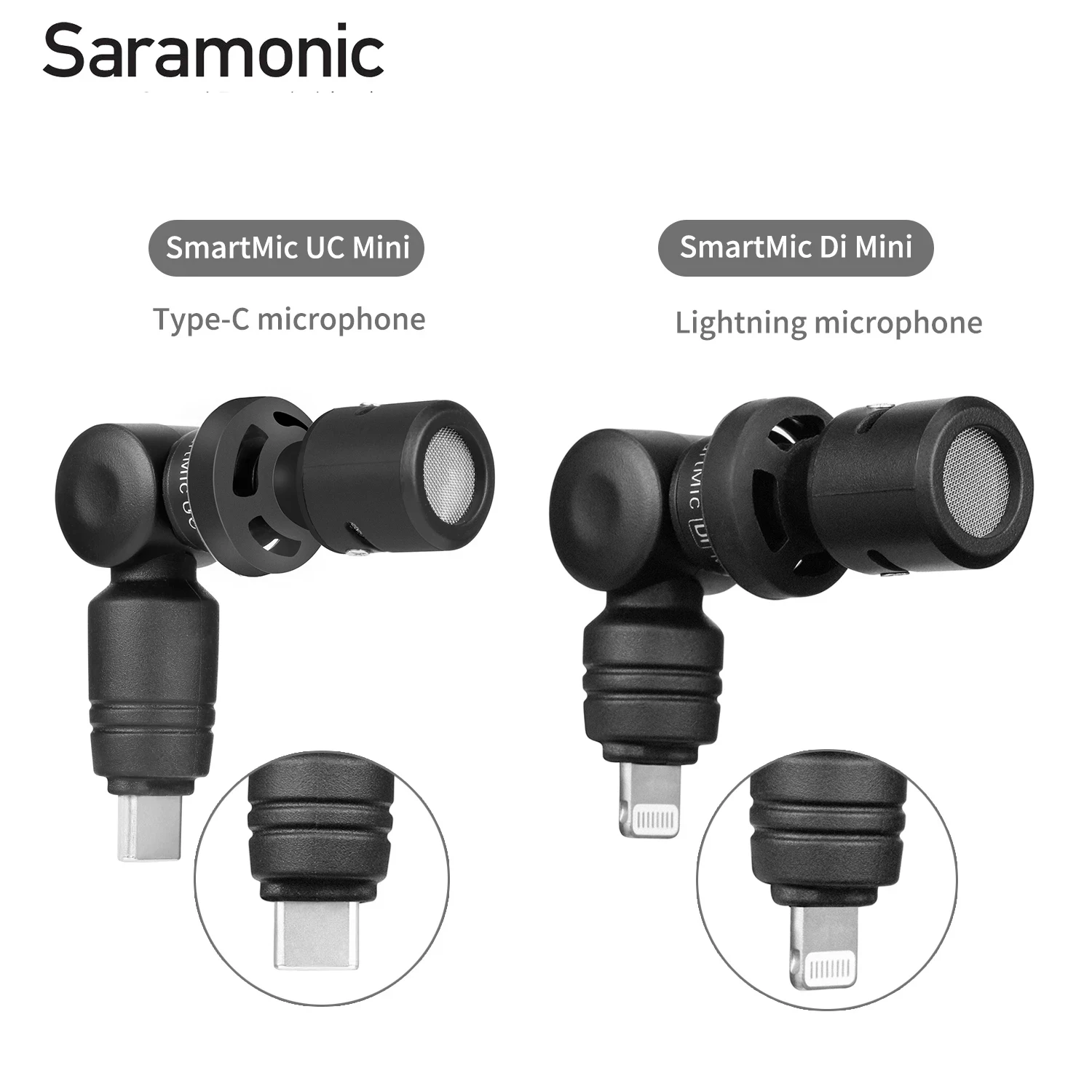 

Saramonic SmartMic Di/UC Mini Plug and Play Portable Condenser Wireless Microphone for PC Mobile Android iPhone DSLRs Cameras