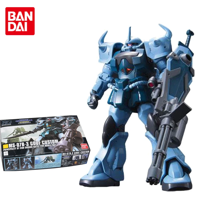 

Оригинальная подвижная Сборная модель Bandai Gundam HGUC 08 MS-07B-3 GOUF с шарнирами на заказ, фигурка в сборе, игрушки, подарки для детей