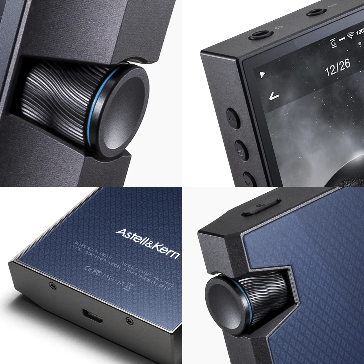 Astell &amp Kern AK70 MKII HiFi MP3-плеер Портативный цифровой аудиоплеер с Bluetooth WIFI