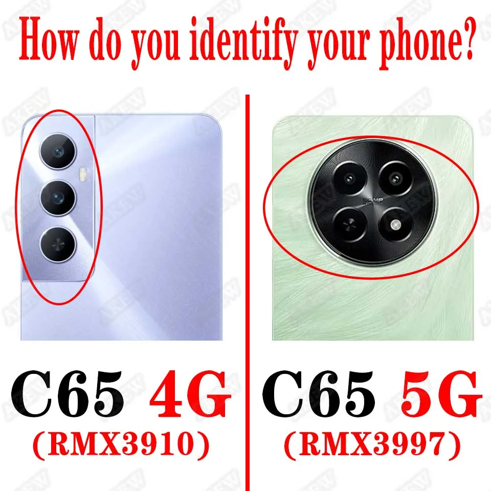 Фото 6,67 ''для Oppo Realme C65 4G RMX3910 ЖК-дисплей Realme C65 5G RMX3997 сенсорный экран C65 дигитайзер в сборе запасные части №2