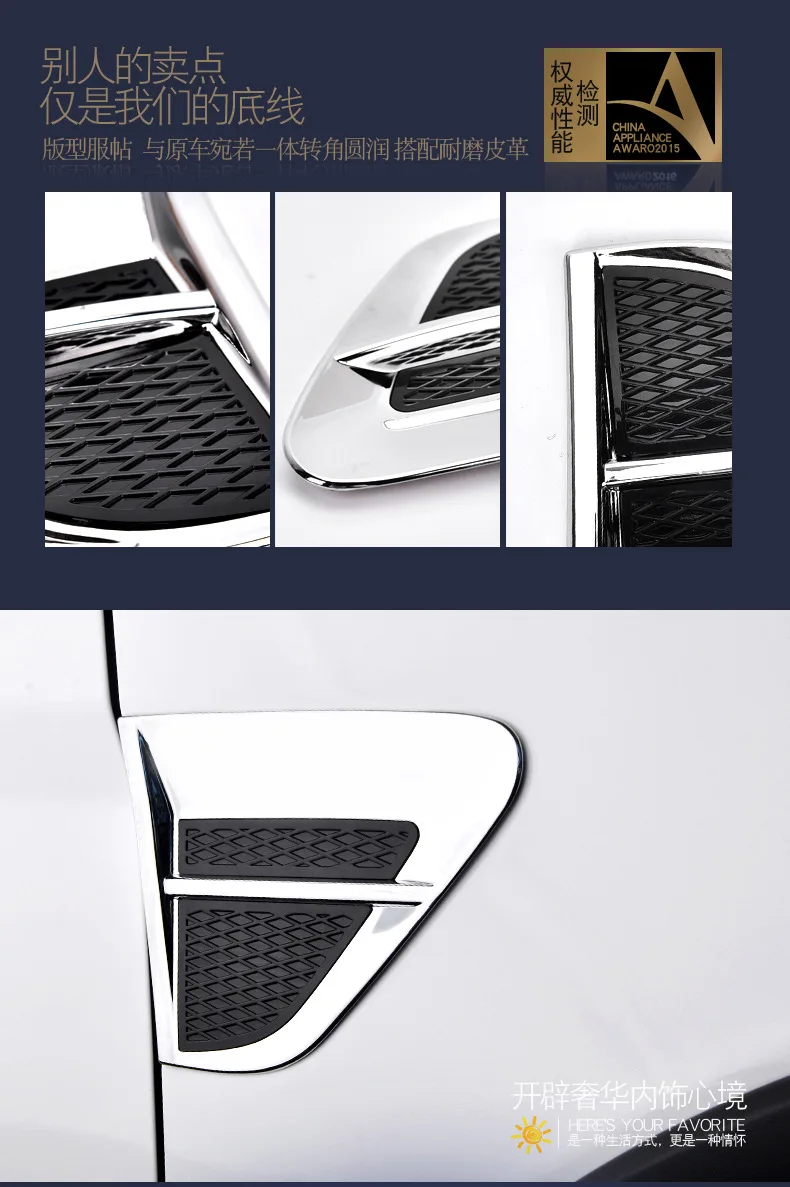 Пара боковых наклеек для автомобиля декоративные детали Haval H6 Sports версия 2018