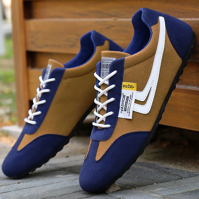 

Men's dot canvas shoes, non slip, British, casual, suitable for driving, sports, fashion, 2022