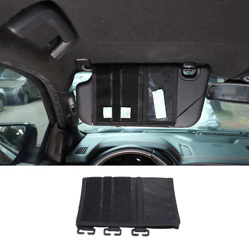 

For Ford Ranger 2015-2021 Sun Visor Storage Bag Sun Visor Organizer Car Accessories