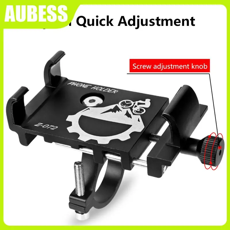 

Durable Aluminum Alloy Phones Handlebar Bracket Ultra-light Bike Phone Racks 360 Degree Rotation Bicycle Phone Holder Universal