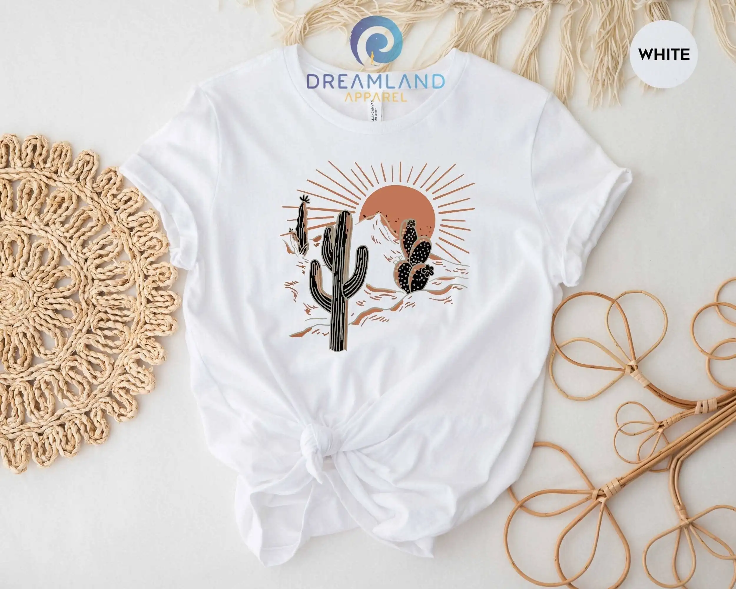 Футболка Desert Cactus Cute SunseT Sunrise Wild Western SweaT Arizona