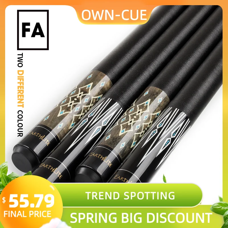

CRICAL FA-1/2 кий для пула бильярда жесткая Кленовая рукоятка 13 мм Black Thunder Fire Tip 18 зубьев