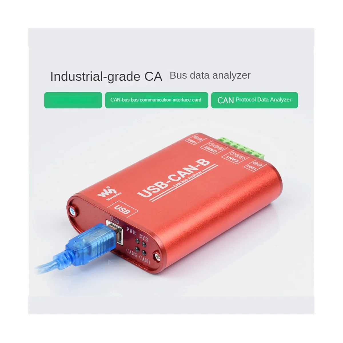 Waveshare Can Bus анализатор данных USB для Can-конвертера интерфейсная карта шины