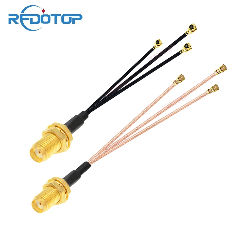 

Разветвитель SMA IPEX с гнездом SMA на гнездо 3x U.fl IPX IPEX1 с гнездом RF1.13/RG178, Удлинительный перемычка для Wi-Fi антенны Pigtail, 1 шт.