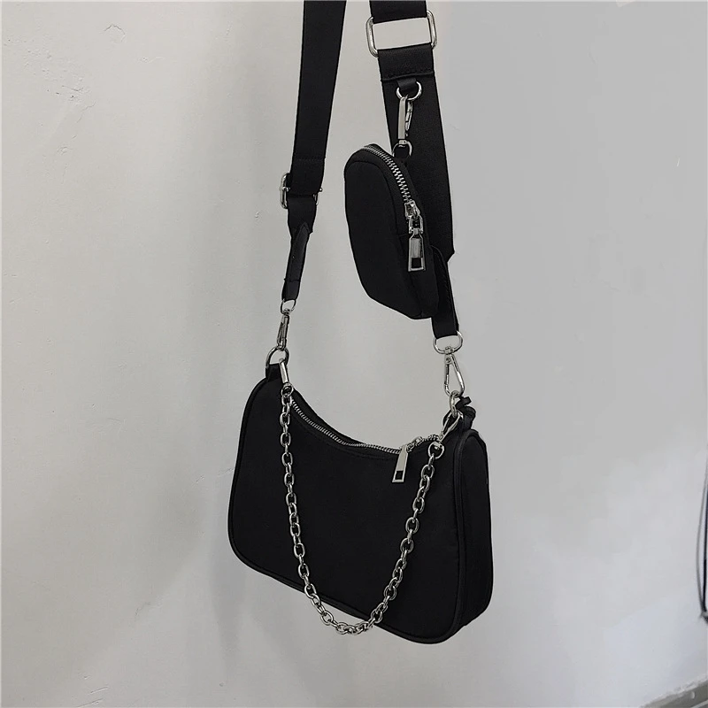 

Shoulder Purse Women Underarm Bag Ladies Fashionhandle Black White Pink Handbag Women'S Bags Shopping Promotion