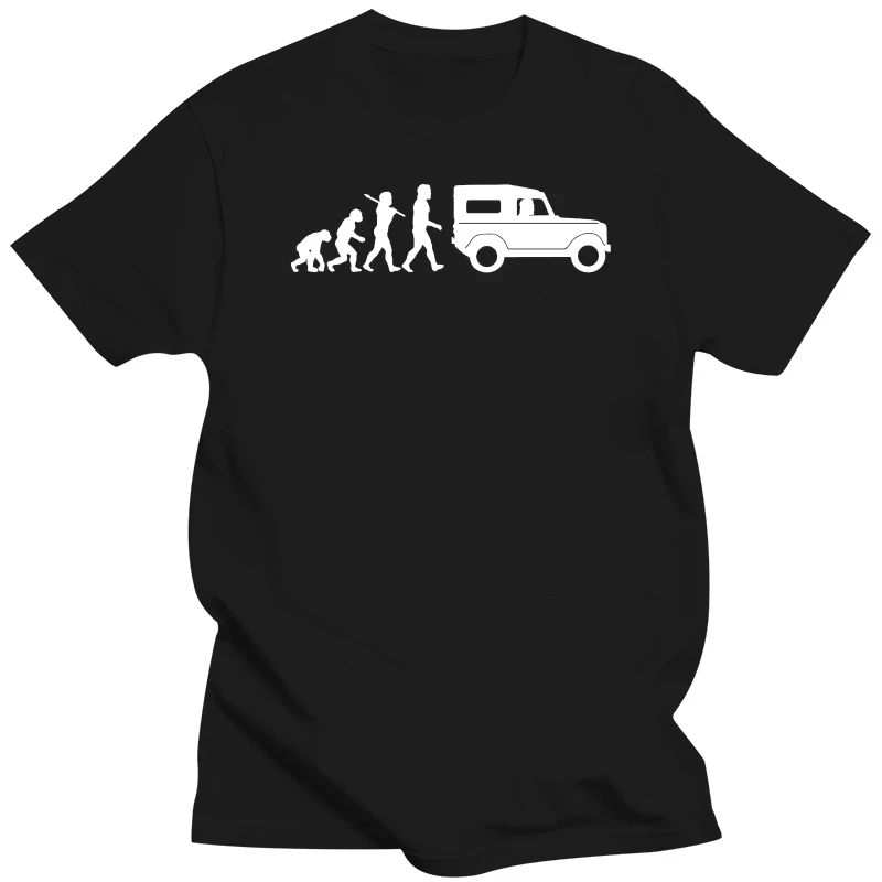 

Футболка Evolution Of Man, Landrover