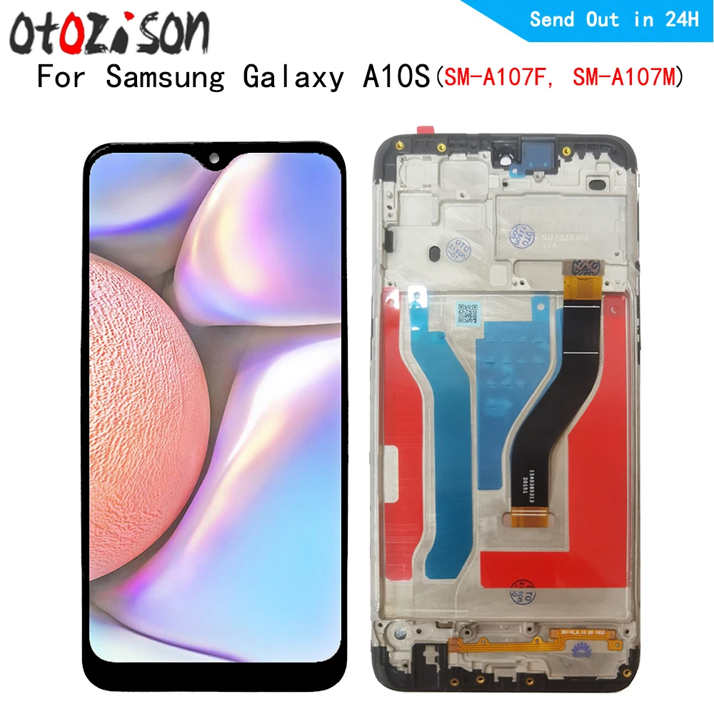 6 2-дюймовый экран для Samsung Galaxy A10S SM-A107F SM-A107M ЖК-экран сенсорная панель дигитайзер с