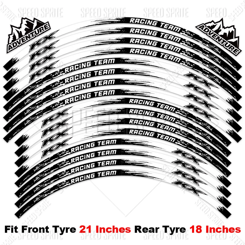 

Для KX 250 450 500 125 250X 450X KX250F KX450F 50 лет светоотражающая наклейка на колесо мотоцикла, наклейка на обод, лента втулки