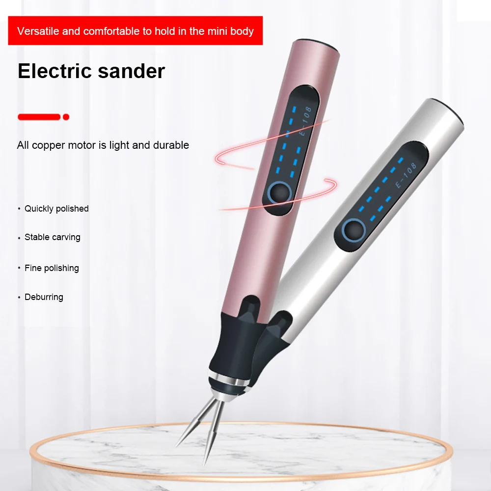 

Electric Drive Polishing Pen Tool Set Adjustable Speed Cell Phone Repair Polishes Cutting Derusting Perforating Carves Letterin