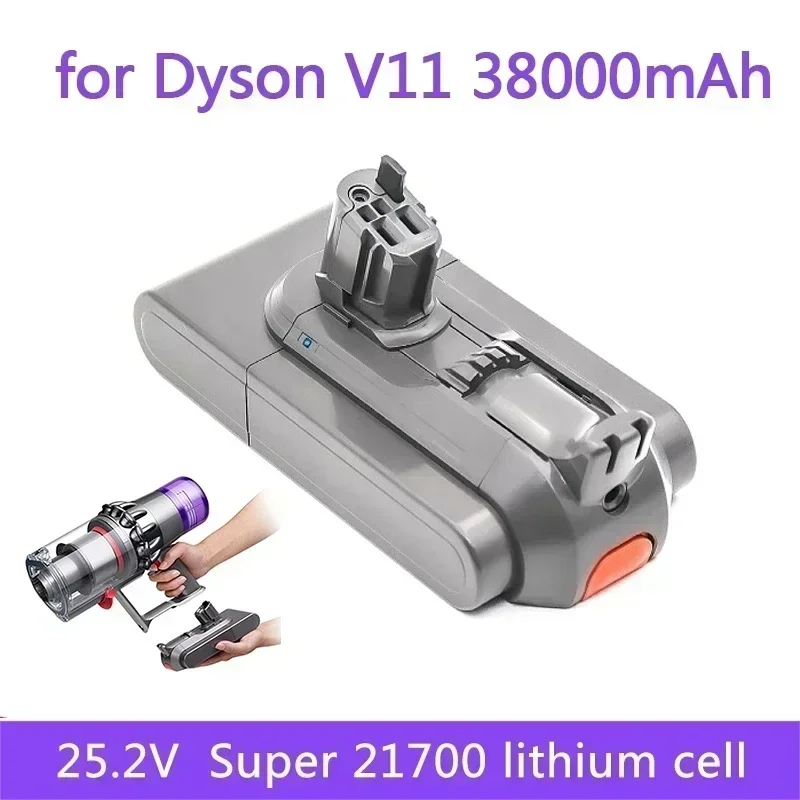 New For Dyson V11 Battery Absolute Animal Li-ion Vacuum Cleaner Rechargeable Super lithium cell 38000mAh