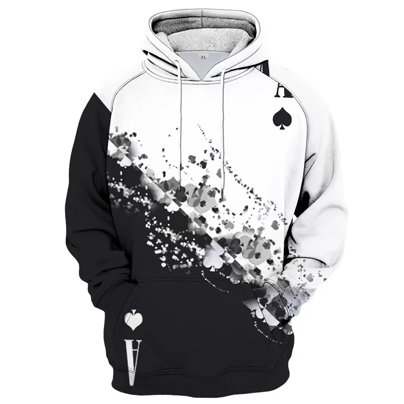 

2022NEW Poker 3D Hoodies Men/Women Harajuku Spring Autumn Long Sleeve 3D Print Poker Men's Hoodies And Sweatshirt Casual 4XL
