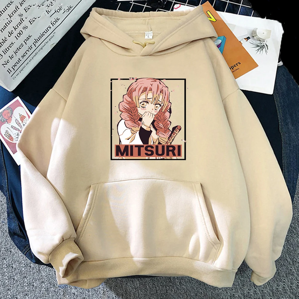 

2022 Anime Demon Slayer Hoodie Women Harajuku Kimetsu No Yaiba Tops Men Spring Kanroji Mitsuri Print Sweatsh Fashion Design