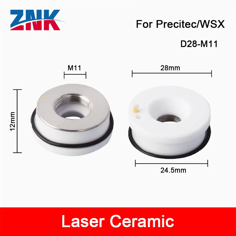 ZNK лазерный керамический держатель сопла 28/32 мм для волоконной лазерной режущей