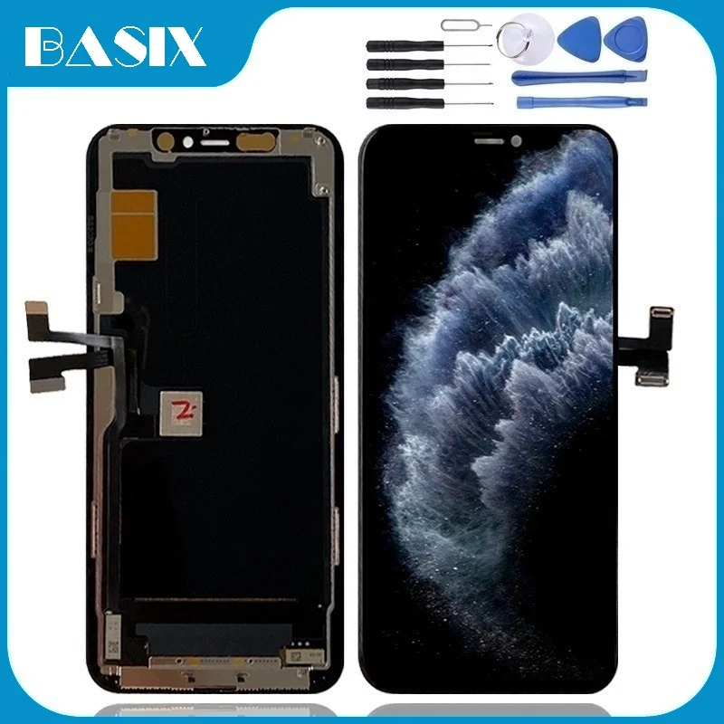 

ЖК-дисплей для IPhone 11 Pro Max, ЖК-экран для IPhone 6 11 11Pro, сенсорный экран в сборе, замена, ремонт AAA + ЖК-дисплей