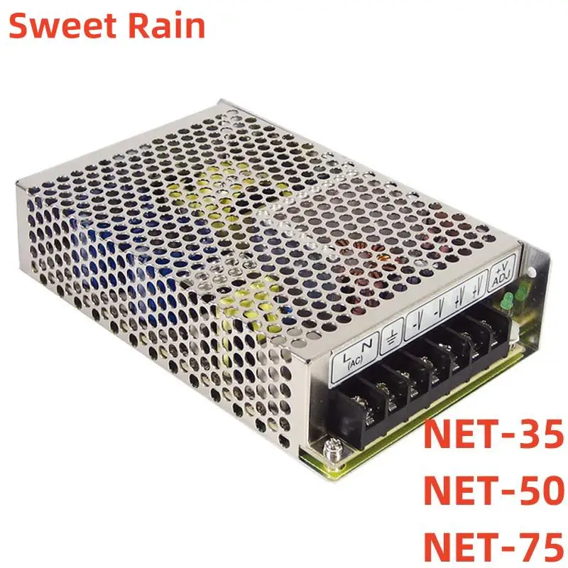Mean Well NET-35 NET-50 NET-75 Series источник питания с импульсным режимом 35 Вт 50 Вт 75 Вт трехсторонний выходной источник питания 35 50 75