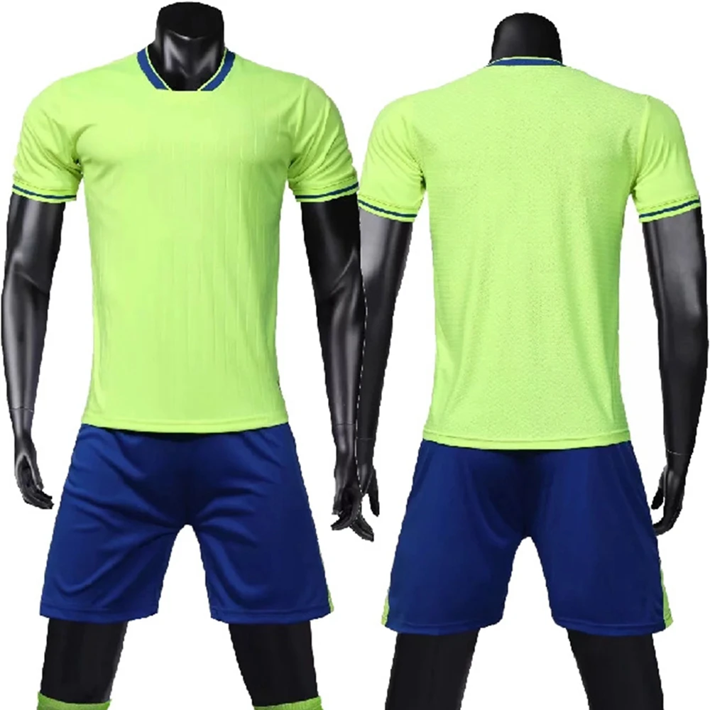 2023 Men Football Suit Custom Jersey Football Shirt Short-Sleeved Football Uniform Sports Shirt Quick-Drying Type