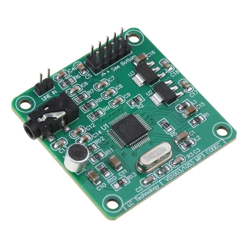 VS1053 Макетная плата модуля MP3 со встроенной функцией записи. SPI-интерфейс.