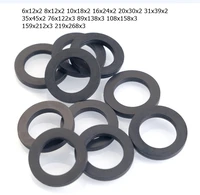 5pcs 76x122x3 89x138x3 108x158x3 rubber gasket black sealing ring flat mat solid cushion cushion rubber sheet seal