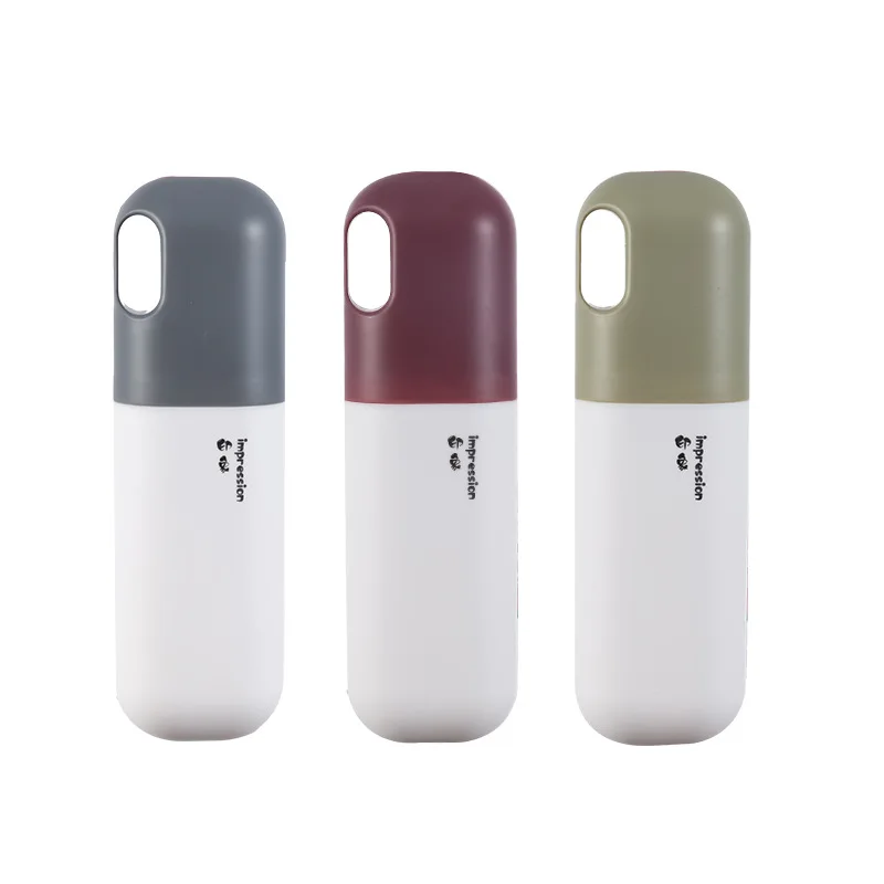 Портативный дорожный контейнер для хранения зубных щеток и зубной пасты