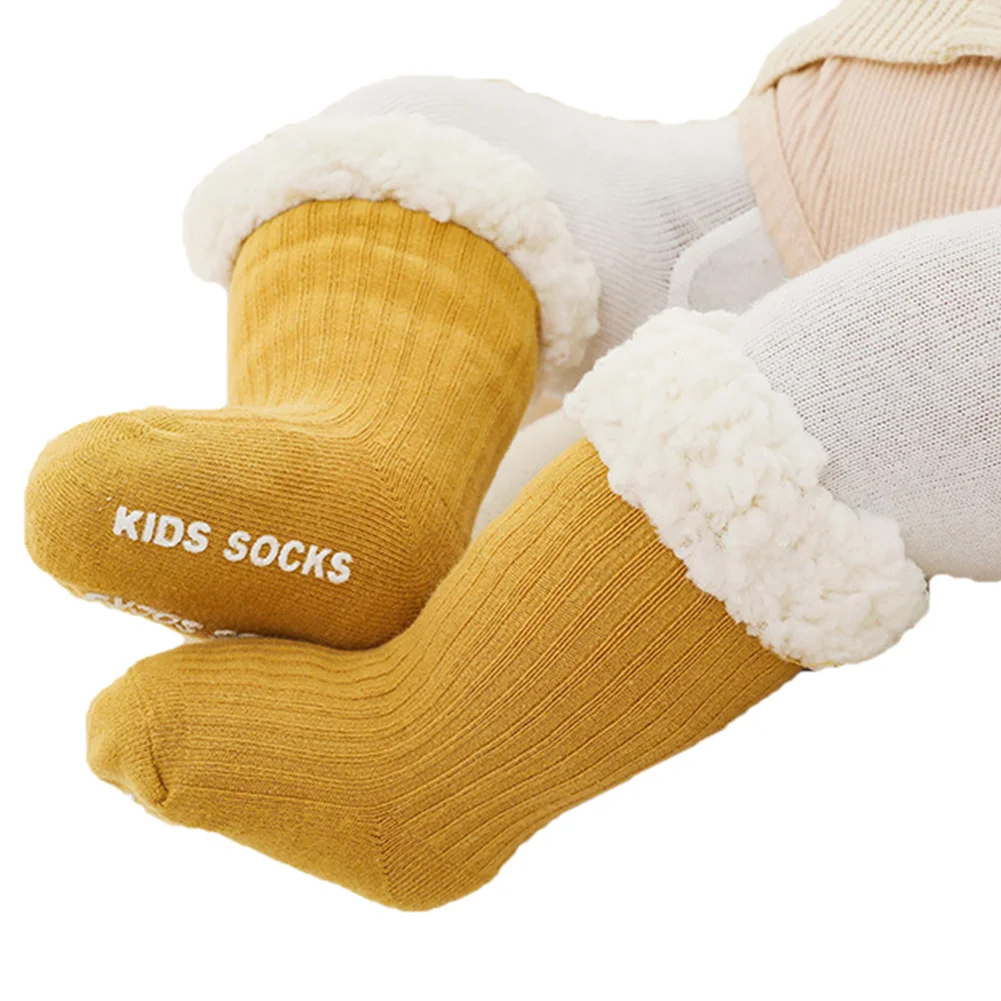 Baby Stockings Elastic Attractive Close Fit Fine Knitted Cold Resist Newborn Socks Toddlers Infants Anti Slip Floor Socks