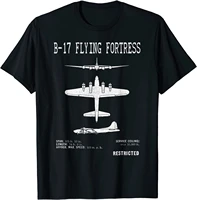 vintage usa b 17 bomber ww2 warplane b 17 flying fortress men t shirt short casual 100 cotton shirts
