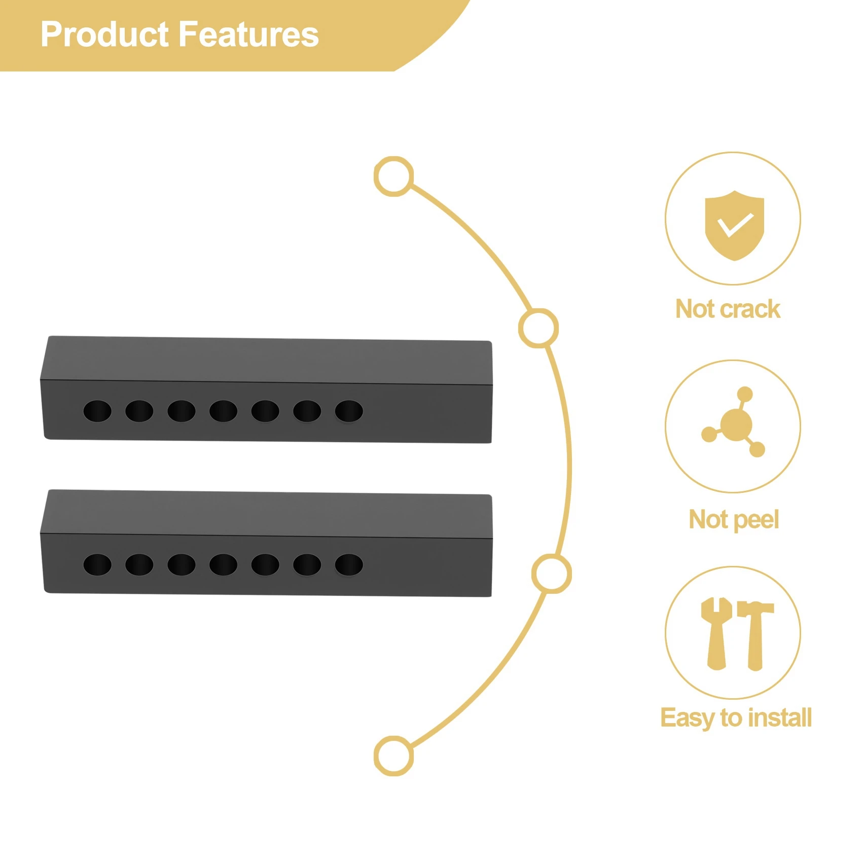 2 шт. металлический держатель на бампер для 1/10 RC гусеничного автомобиля Axial SCX10 90046