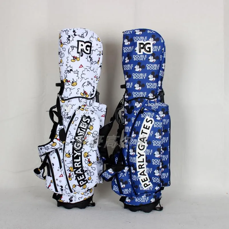 

PG Golf Bag Mickey Bracket Club Bag Waterproof Fabric Lightweight Golf Rack Bag 골프백