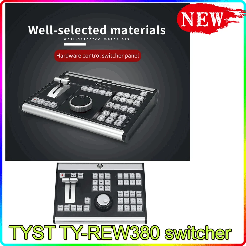 

TYST TY-REW380 переключатель с Медленным движением все-в-одном аппарат VMIX аксессуары для клавиатуры камеры для специальных спортивных событий