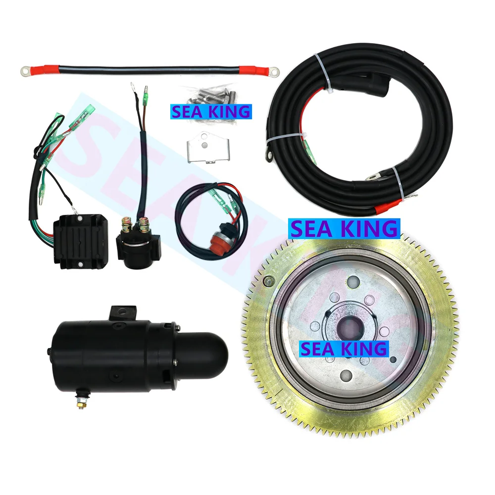Для YAMAHA T85 2-тактный 85HP лодочный двигатель электрический стартовый комплект