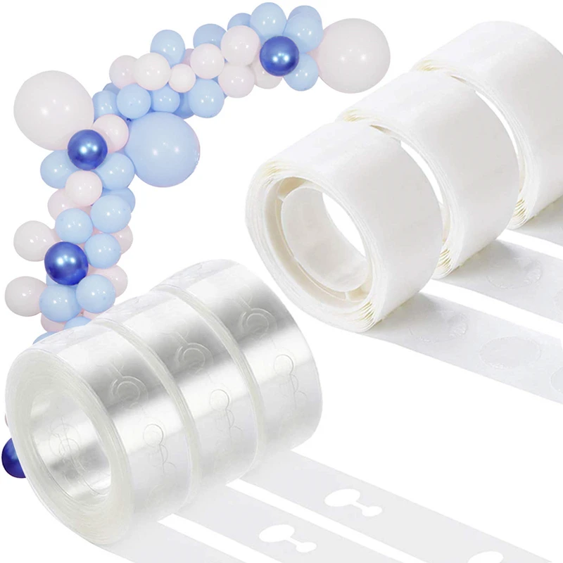 

Balloon Arch Kit Balloon Decoration Strip Kit 50 Feet Balloon Tape Strip 300 Dot Glue Point Stickers for Party Wedding Birthday