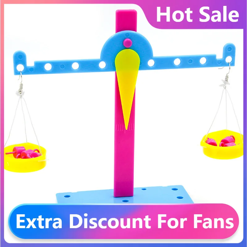 

Модные новые весы для раннего развития, развивающая игрушка для детей, эксперименты, материал, инструмент для обучения физике, Комбинирован...