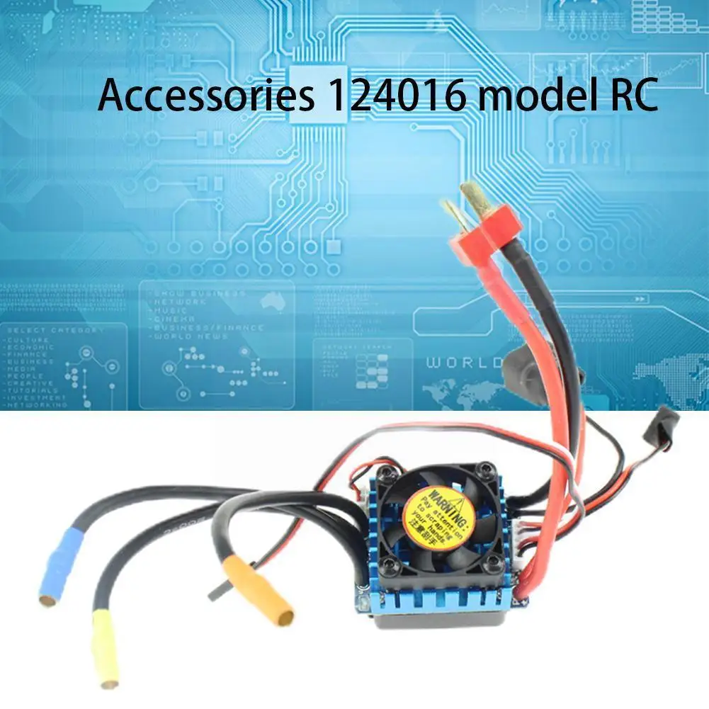 

Бесщеточный Esc для Wltoys 124017 124016 144010-2005, электрический регулятор скорости, запчасти для радиоуправляемых автомобилей I1l8