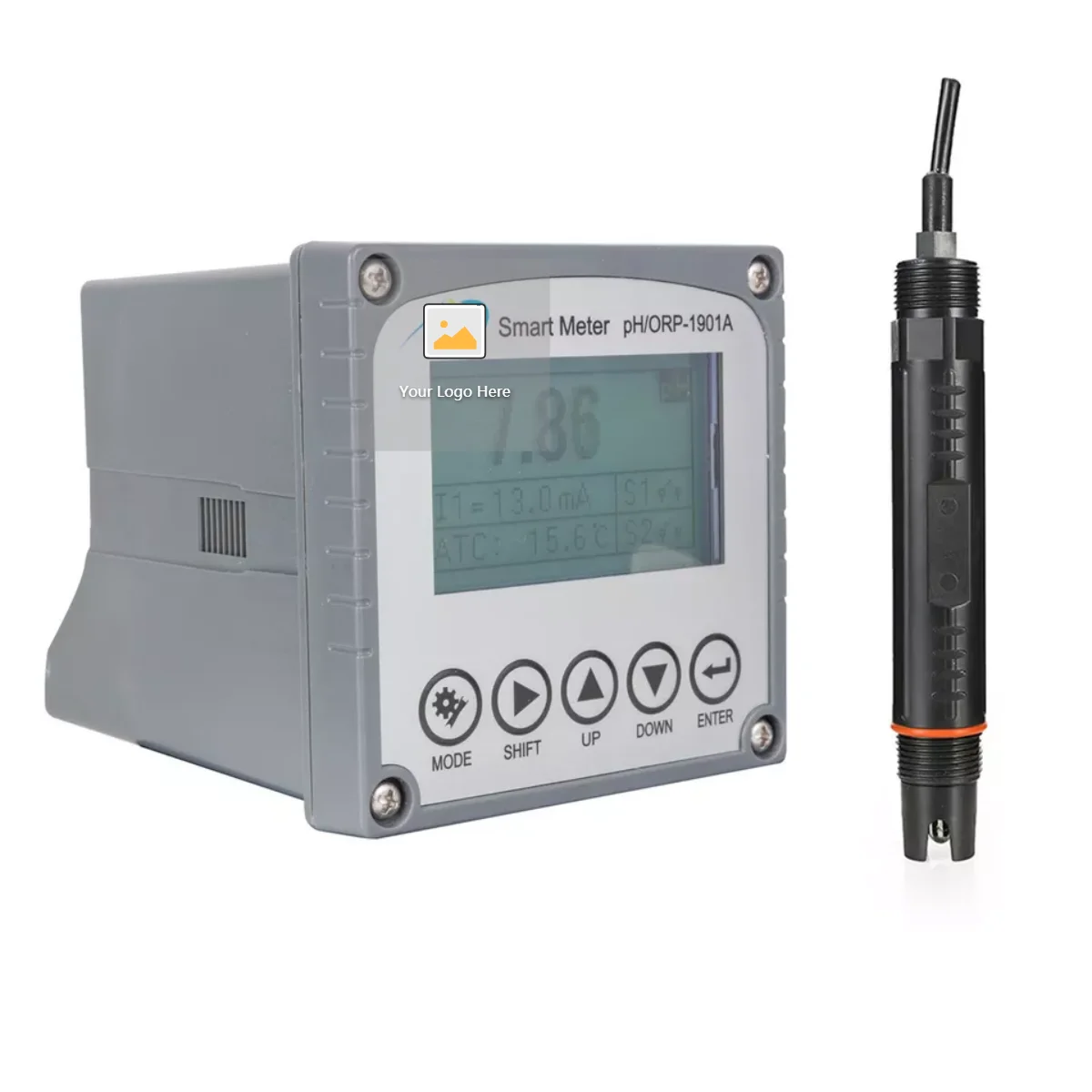 

Industry online digital pH controller analyzer pH ORP meter