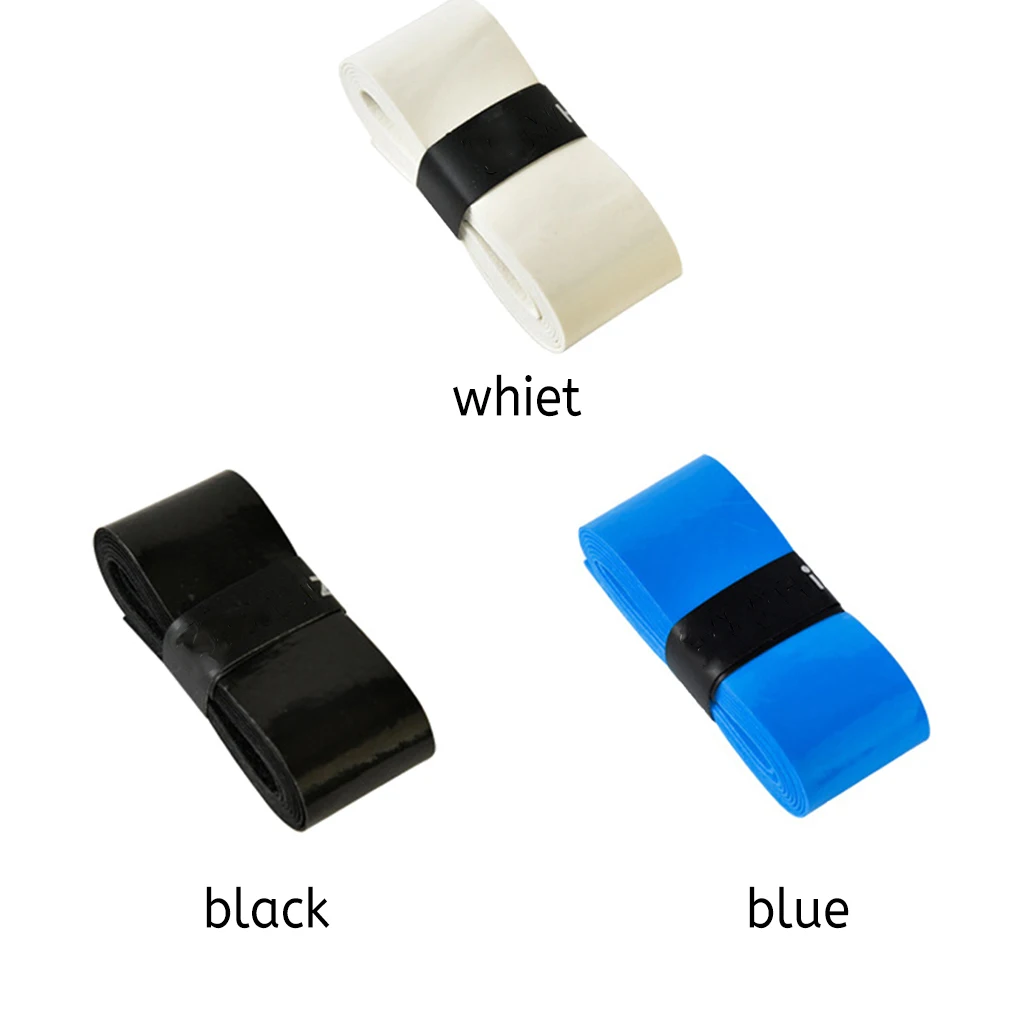 

12 Pieces Tennis Racket Grip Tape Badminton Fishing Rod Handlebar Sweatband Soft Nonslip Sweat Absorbing Overgrip White
