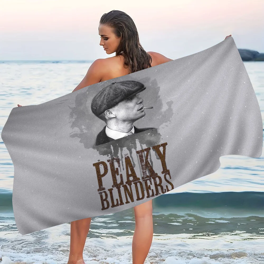 P-Peaky B-Blinders Пляжное полотенце из микрофибры для ТВ впитывающее быстросохнущее